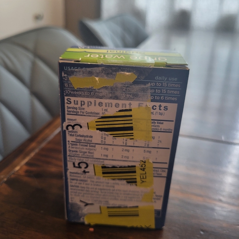 Unopened Original mommys BLISS Gripe Water 2 fl oz - Picture 3 of 4